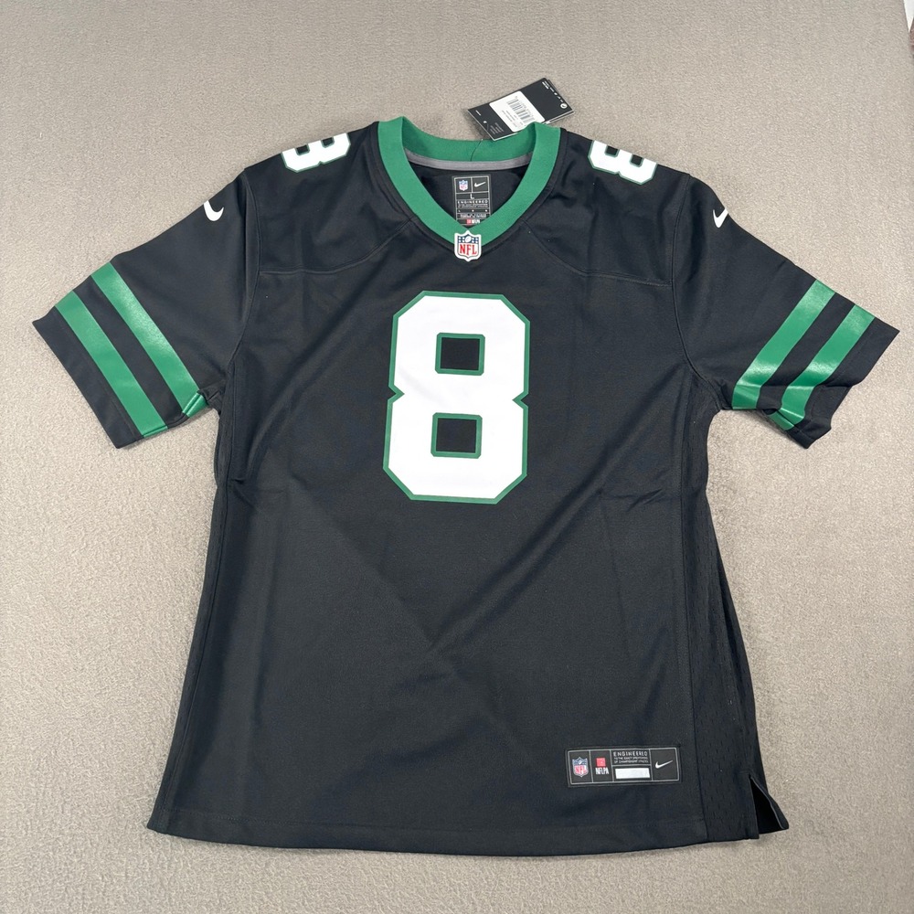 Nike Aaron Rodgers New York Jets Jersey Kids Size L 14/16 Black 9Z1B7N3P9-NYJAR